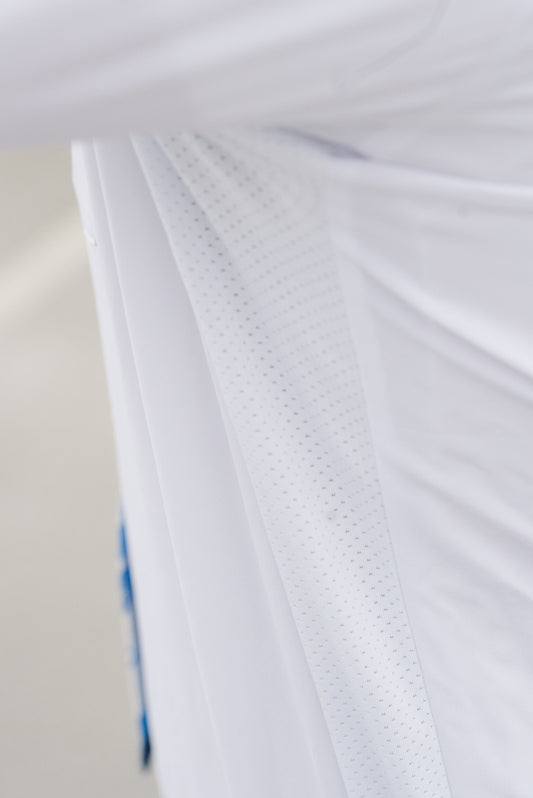 Vented White Long Sleeve Dress Shirt